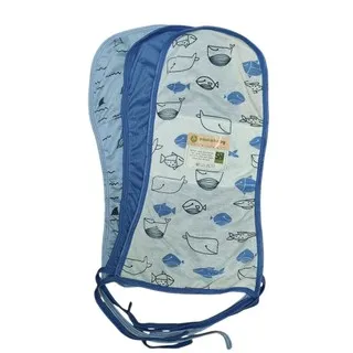 12 pcs Popok Kain Bayi 2 Lapis Katun Polos Pakai Ulang Popok Bayi Cuci Ulang Newborn Baru Lahir Popok Kain Tali Tebal SNI Size Jumbo 1 Lusin Origami Ikan